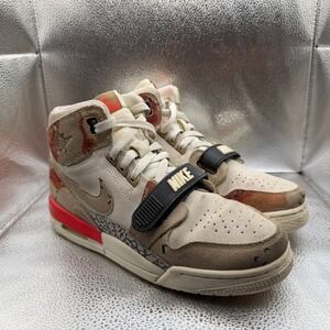 Size 7Y Nike Air Jordan Legacy 312 GS‎ Sail Desert Camo Kids Shoes AT4040-126